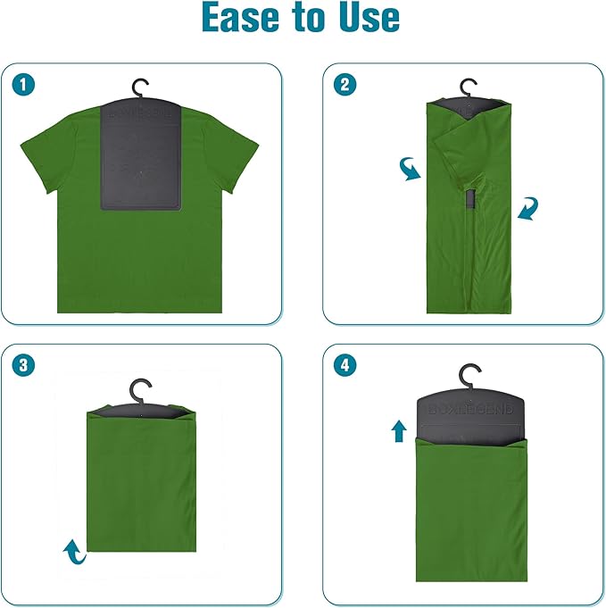 BoxLegend Shirt Folder Board Durable Clothes Folding Board with Hook Plus T-Shirt Folderfor Easy and Fast Laundry Adult