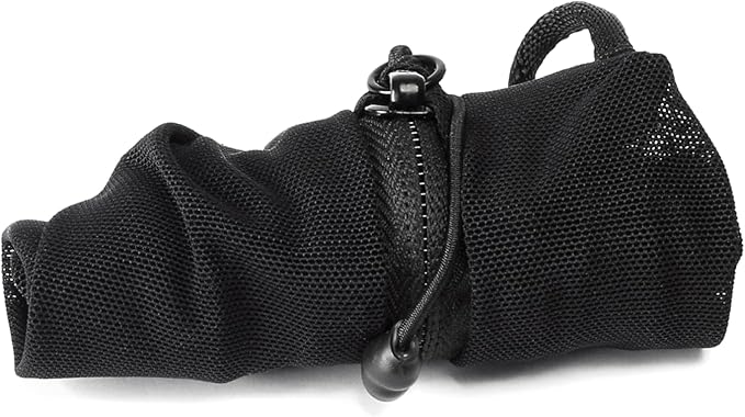 Peak Design Ultralight Mesh Packing Cube, Black, Stretchy Mesh Luggage Cube with Strap Attachment Points and Luggage Pass Throughs, Zipper Opening, Travel Organizer for Men and Women, Size XXS