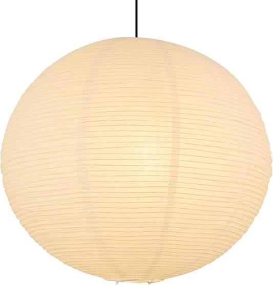 White Paper Lantern Lamp Shade, 20''x20'' Round Large Chinese Paper Lantern Pendant Light Shade, Home Decoration Ceiling Lampshade, Foldable Lampshade