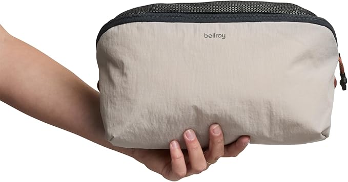 Bellroy Packing Cube 4L (Organizer Packing Pouch with Internal Zip Pocket and Durable, Lightweight Design) - Ash
