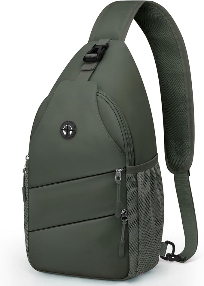 Crossbody Bags for Women Men Trendy Sling Bag Backpack Casual Chest Bag with Convertible Shoulder Strap
