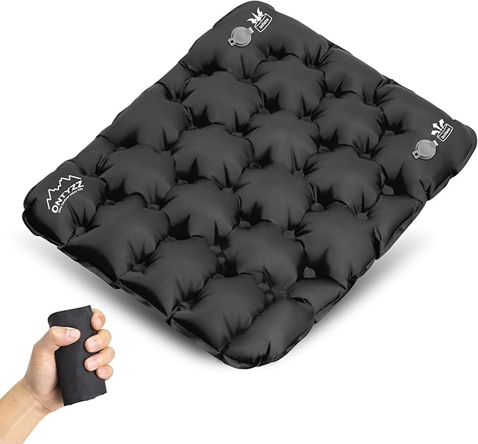 ONTYZZ Inflatable Seat Cushion Lightweight Airplane Seat Cushion Stadium Seat Travel Cushion for Climbing Hiking Office Airplane