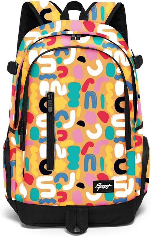 rickyh style School Backpack Travel Bag for Men & Women Lightweight College Back Pack with Laptop Compartmen