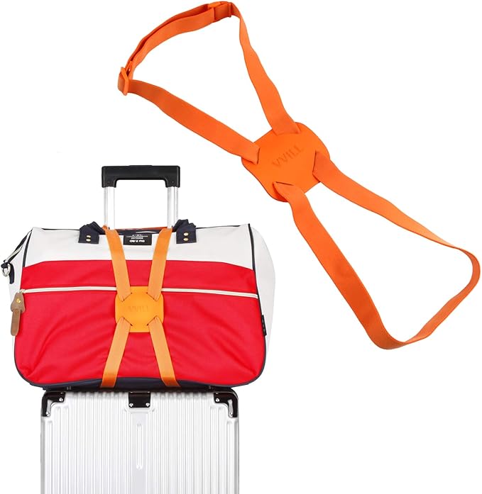 VVILL Bag Bungee, Luggage Straps Suitcase Adjustable Belt - Lightweight and Durable Travel Bag Accessories