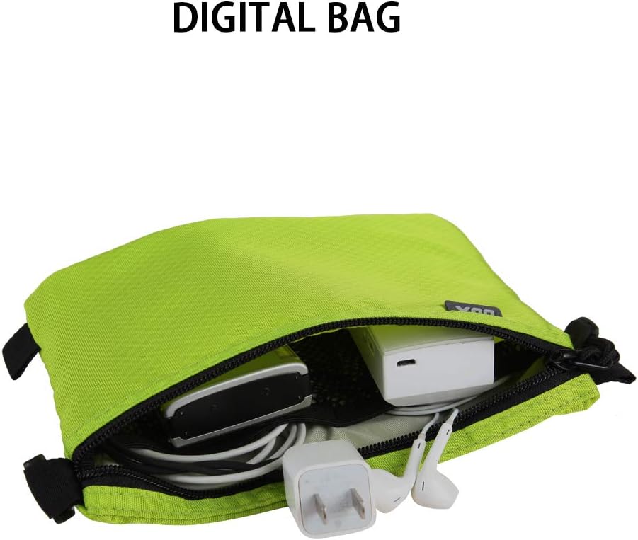 GOX Small Toiletry Bag for Men Bulk Cosmetic Bag Dopp Kit Carry On Zipper Pouch Organization Nylon Small Packing Sack Water Repellent