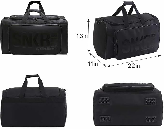 Sneaker Duffel Travel Bag for Men Shoe Bags for Travel Sneaker Bag Basketball Outdoor Sports Gym Bag Travel shoe bag With 3 Adjustable Compartment Dividers Travel Shoe Bags