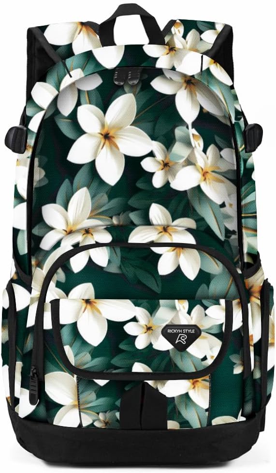 rickyh style School Backpack Travel Bag for Men & Women Lightweight College Back Pack with Laptop Compartmen