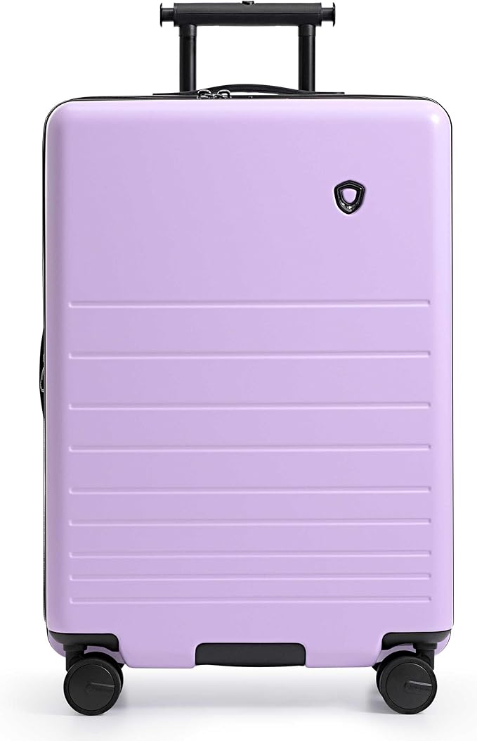Traveler's Choice Markham Hardside Expandable Luggage with Hinomoto Spinner Wheels, 26-Inch Medium, Purple