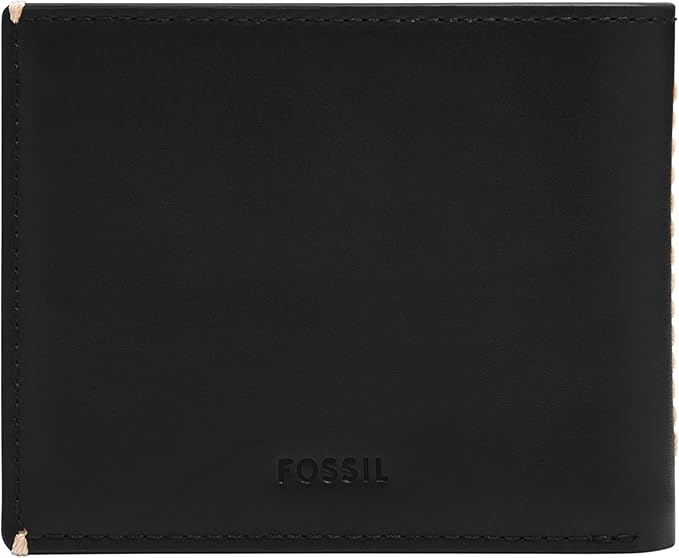Fossil Men's Everett Leather Bifold with Flip ID Wallet
