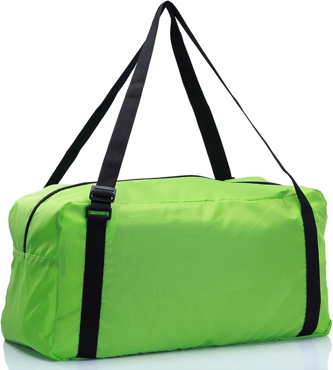Foldable Travel Duffel Bag For Women & Men Luggage Great for Gym (Green)