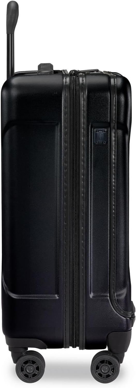 Briggs & Riley Domestic 22" Carry On Spinner - Luggage for Travel, Suitcases with Wheels, Hardside Rolling Bag for Men & Women, Self-Repairing Zipper - Torq Collection, Stealth Black