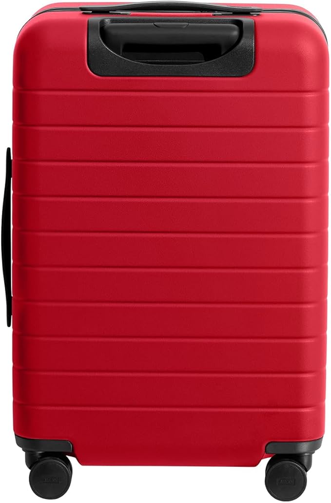 Away Carry-On Luggage, Lightweight Hardside Suitcase with Spinner Wheels, 22 Inch Airline Approved, TSA Lock, Cherry Red