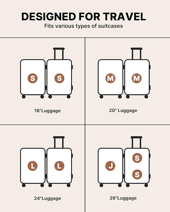 Travel Vacuum Seal Bags for Clothing with Rechargeable Cordless Pump, VINTAR 20 Pack (5J+5L+5M+5S) Carry-on Size Space Saver Vacuum Storage Bags, Compression Packing Bags for Luggage and Suitcase