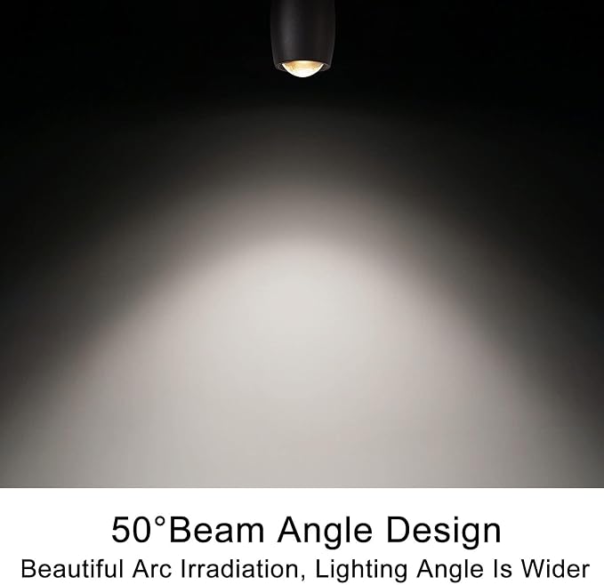 Black Pendant Lights Kitchen Island, Modern LED Pendant Light Fixtures, Small Mini Pendant Lighting Dimmable Hanging for Bathroom, Bar, Dining Room, Bedroom（2-Pack）
