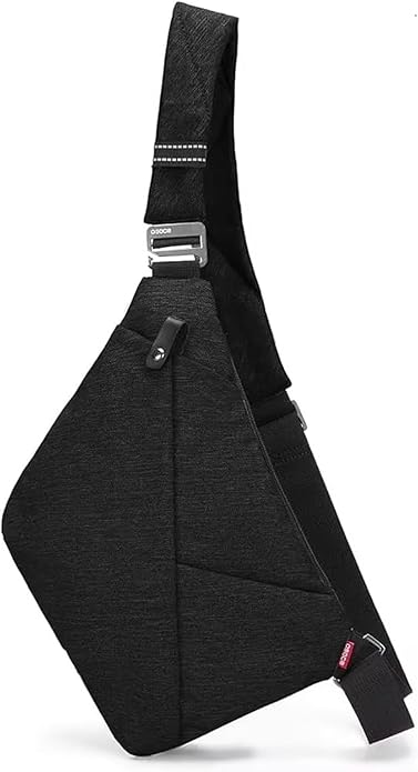 OSOCE Crossbody Sling Bag, Water-Resistant Anti Theft Chest Pack, Minimalist Commuter Daypack for Travel Hiking Work