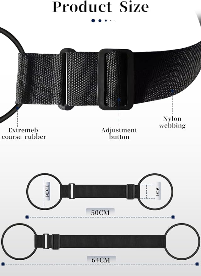 2Pcs Luggage Straps Bag Bungee Luggage Straps Suitcase Adjustable Belt，Add a Bag Easy to Travel Suitcase Elastic Strap Belt Luggage Accessories(Black-2Pcs)