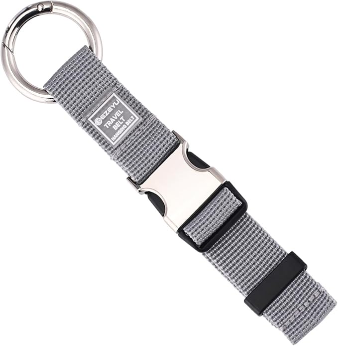 Add a Bag Luggage Strap Jacket Gripper, Heavy Duty Luggage Straps Carry-on Baggage Suitcase Straps Belts Travel Accessories,Carry Your Extra Bags-Grey-1PCS
