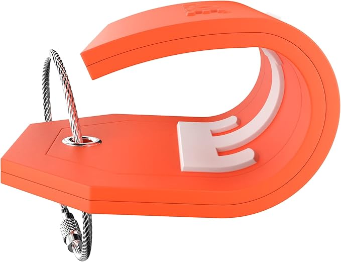 Shacke Initial Luggage Tag with Full Privacy Cover and Stainless Steel Loop – (Letter T)