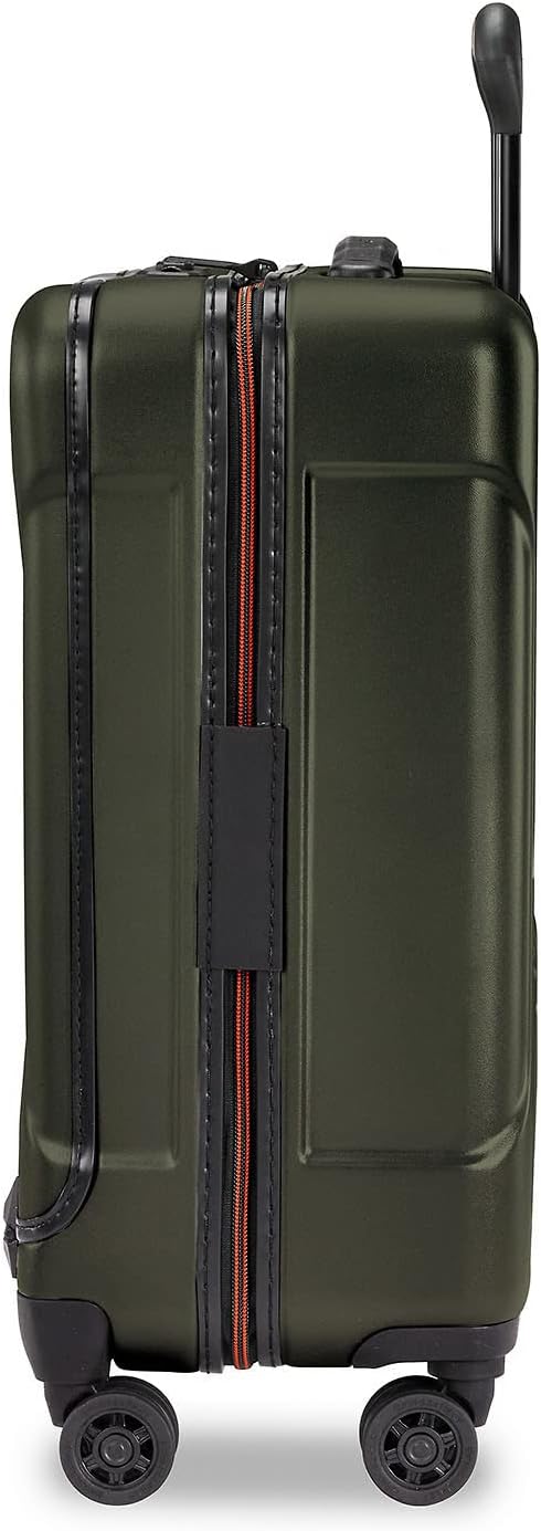 Briggs & Riley Domestic 22" Carry On Spinner - Luggage for Travel, Suitcases with Wheels, Hardside Rolling Bag for Men & Women, Self-Repairing Zipper - Torq Collection, Hunter Green