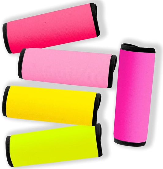 Neoprene Luggage Handle Wraps for Traveling Bright Color Luggage Identifiers|Handle Wraps|Handle Covers