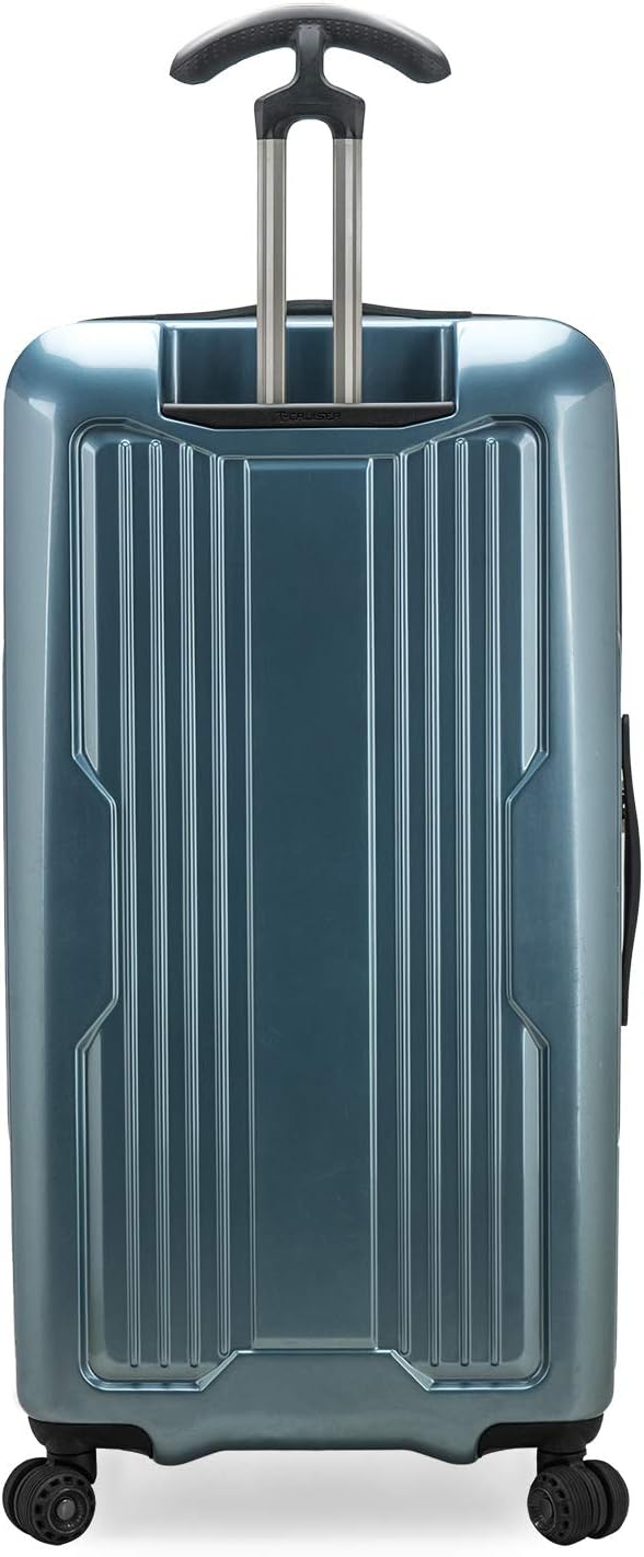 Traveler's Choice Ultimax II Polycarbonate Hardside Luggage with Spinner Wheels, Teal, 31-Inch Large Trunk