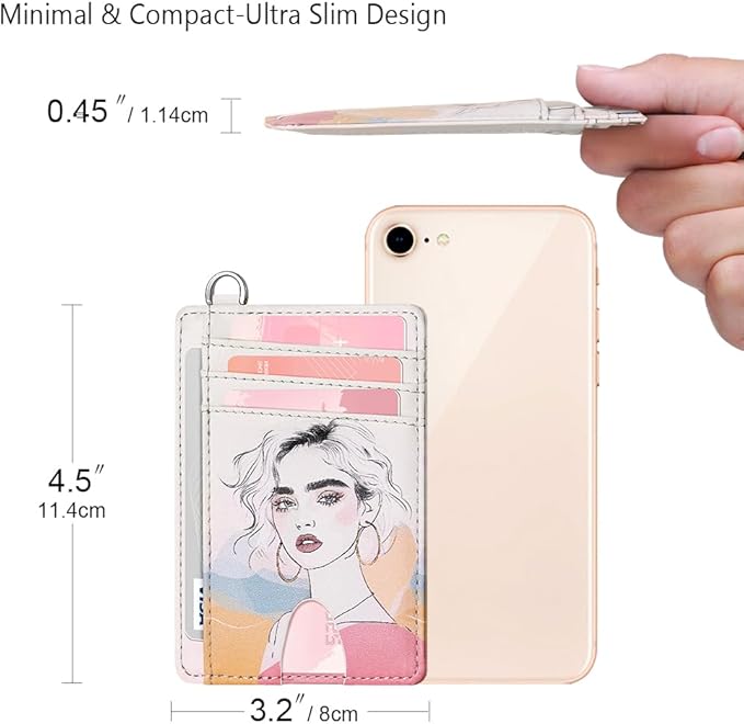FurArt Slim Minimalist Wallet, Front Pocket Wallets, RFID Blocking, Credit Card Holder for Men