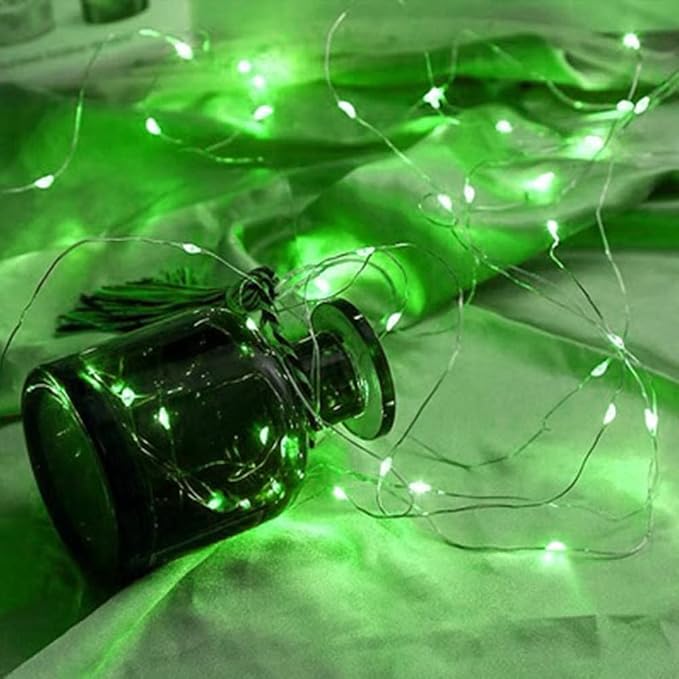SOCO 16 Pack LED Fairy Lights Battery Operated - 10FT 30LED Copper Wire Mason Jar String Lights, IP65 Waterproof, Bendable for Indoor/Outdoor, Christmas, Wedding, Party, Camping Decor