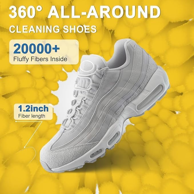 Shoe Washing Machine Bags, XXL Shoe Laundry Bags for Washer Dryer, Sturdy Zipper with Hook Design, Sneaker Dry Bags Included, Reusable Washing Bag for Sneaker, Tennis, White 1pc