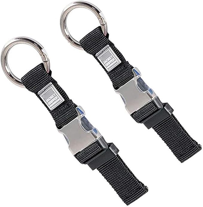 2PCS Add a Bag Luggage Strap Jacket Gripper, Heavy Duty Luggage Straps Carry-on Baggage Suitcase Straps Belts Travel Accessories,Carry Your Extra Bags(Black)
