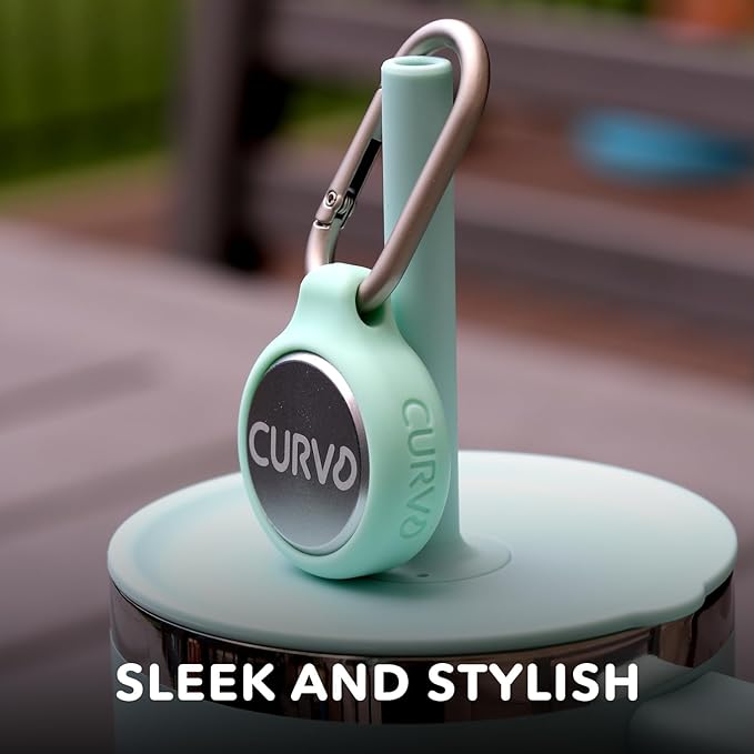 CURVD Everyday Earplugs + Case Clip Bundle, Perfect Ear Plugs for Sleep, Travel, Noise Sensitivity/canceling + Portable Waterproof Container & Silicone Sleeve for Ear Plugs(Blue)
