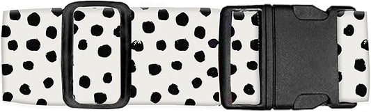 Luggage Straps for Suitcases Travel Belt Accessories, Cute Suitcase Strap, Adjustable Luggage Belt Strap, Heavy Duty with Quick-Release Buckle Luggage Strap Cute Polka Dots