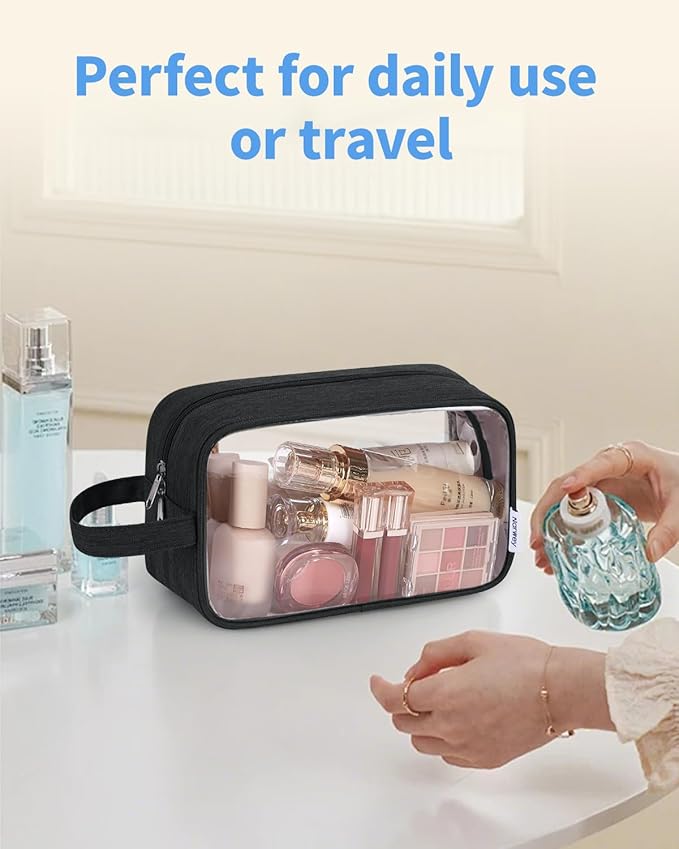 Narwey Travel Toiletry Bag for Women Traveling Dopp Kit Men Travel Bag for Toiletries Cosmetic Bag Makeup Bag Medicine Bag for Traveling