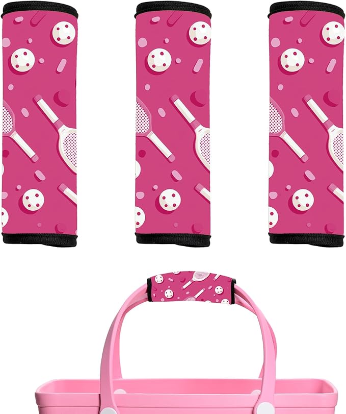 Luggage Handle Wrap 3Pcs Suitcase Identifier - Strap Wrap Cover, Easy Identification Bright Neoprene Marker Sleeve Grips Comfort Travel Accessories for Airport (Y39)