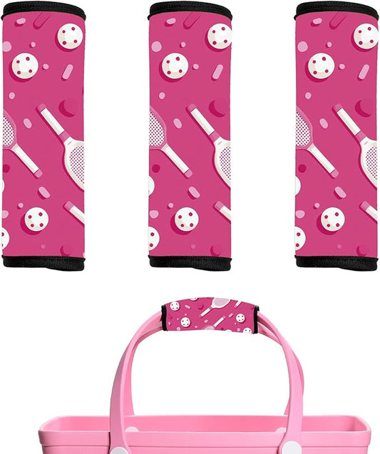 Luggage Handle Wrap 3Pcs Suitcase Identifier - Strap Wrap Cover, Easy Identification Bright Neoprene Marker Sleeve Grips Comfort Travel Accessories for Airport (Y39)