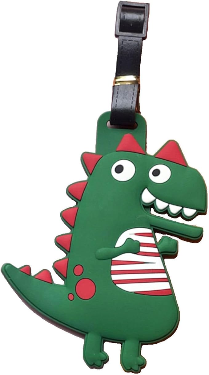 Tapp C. Travel Luggage Name Tag - Cute Dinosaur