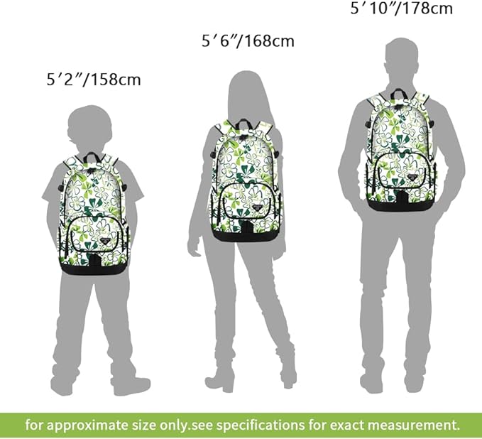 rickyh style School Backpack Travel Bag for Men & Women Lightweight College Back Pack with Laptop Compartmen