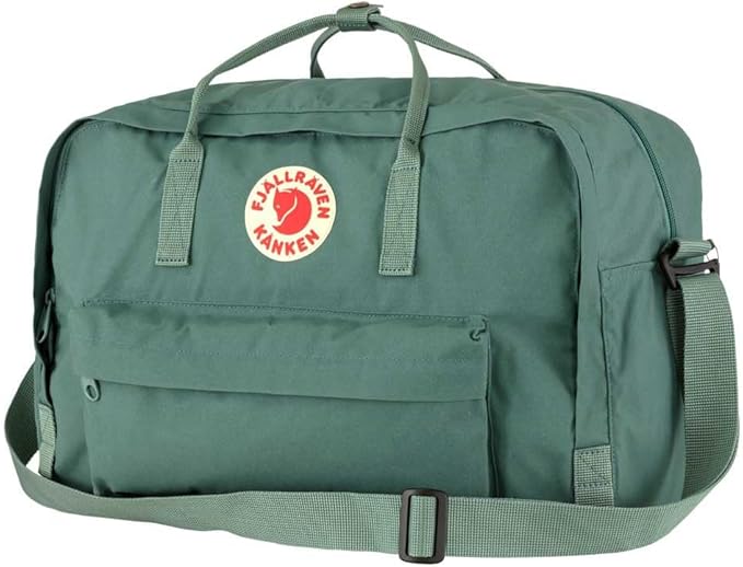 Fjallraven Kanken Weekender Bag, Large Travel Tote and Duffel for Overnight and Everyday Carry, Frost Green