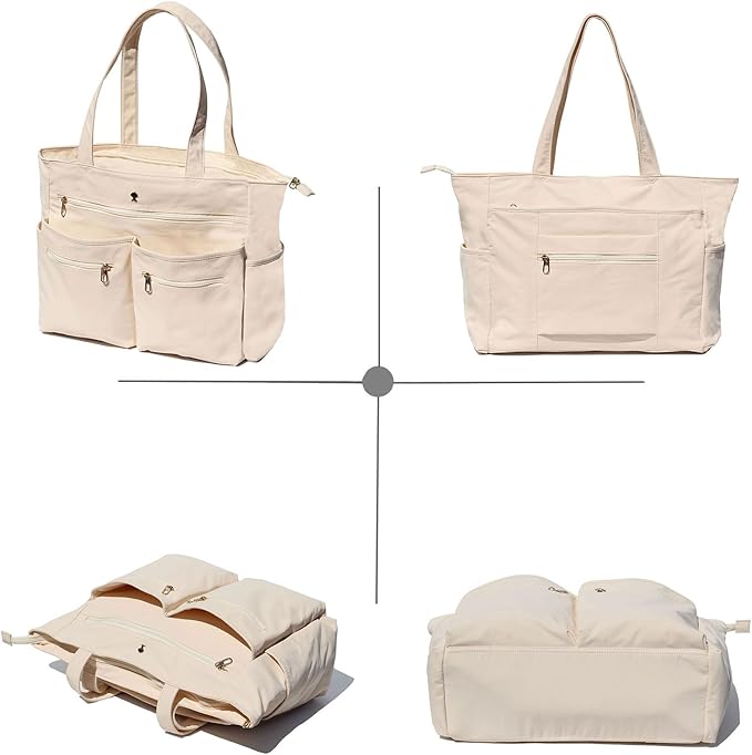 Weekender Bag Carry On Bag Overnight Tote Travel Duffle with 13 Pockets for Travel,Work，Gym,Beach,Teacher,Nurse