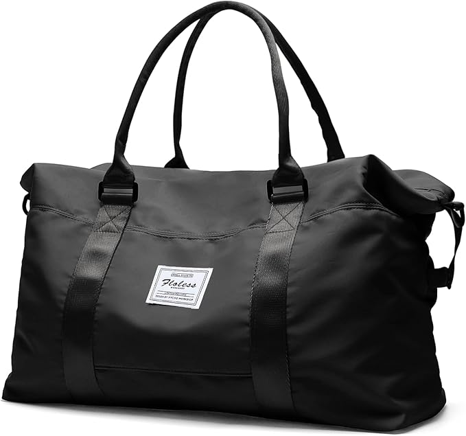 HYC00 Travel Duffel Bag,Carry-on Overnight Weekender Bags for Women,Sports Tote Gym Bag with Wet Pocket