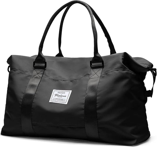 HYC00 Travel Duffel Bag,Carry-on Overnight Weekender Bags for Women,Sports Tote Gym Bag with Wet Pocket
