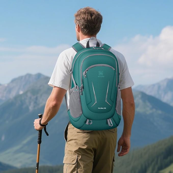MIYCOO Backpack - Ultra Lightweight Packable Backpack for Travel Camping, Hiking Back Pack Waterproof Foldable Daypack for Men Women Green
