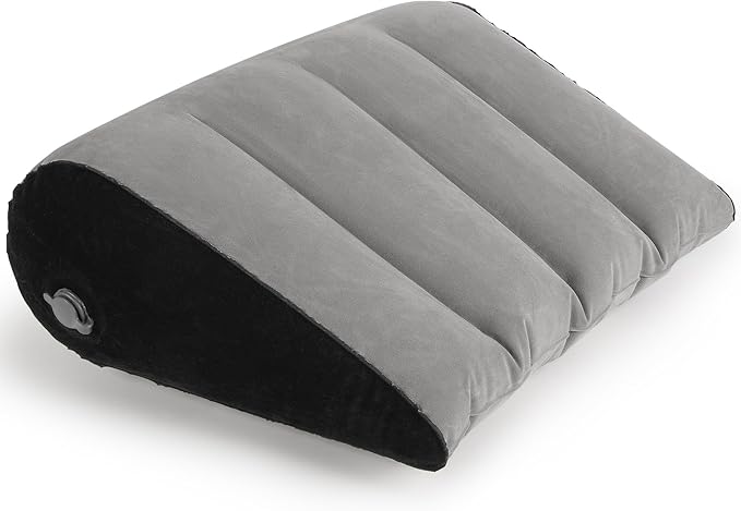 Inflatable Wedge Pillow for Traveling, Portable Blow up Travel Wedge Pillow for Sleeping in Bed, Fast Inflation & Deflation Inflatable Bed Wedge, Ideal for Home, Travel, and Outdoor