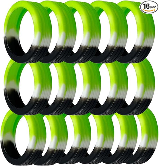 16 Pcs Luggage Wheel Covers Silicone Luggage Wheel Protector Suitcase Wheel Covers for Luggage Wheels Replacement Office Chair Caster (A_CMOGRN)