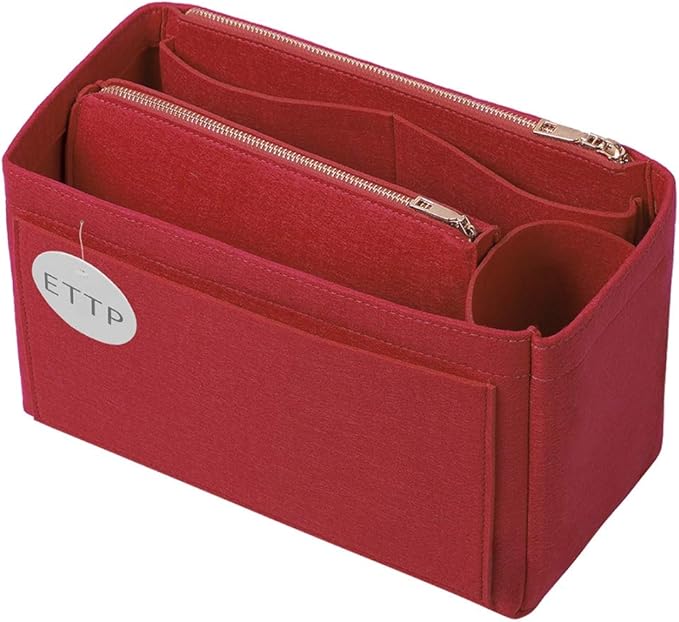 Purse Organizer, Felt Bag Organizer Insert Purse Organizer For LV Speedy, Neverfull, Tote, Handbag,Shaper 5 Sizes