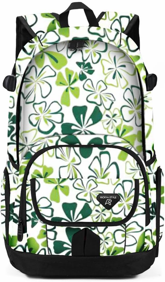 rickyh style School Backpack Travel Bag for Men & Women Lightweight College Back Pack with Laptop Compartmen