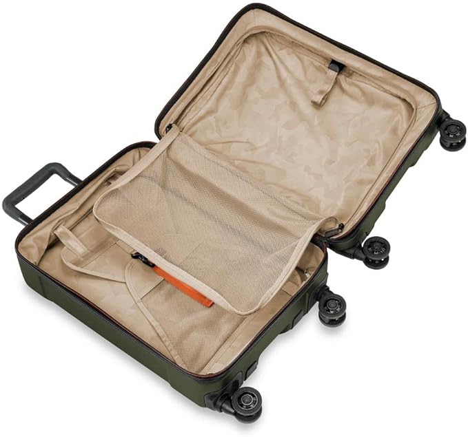 Briggs & Riley International 21" Carry On Spinner - Luggage for Travel, Suitcases with Wheels, Hardside Rolling Bag for Men & Women, Self-Repairing Zipper - Torq Collection, Hunter Green