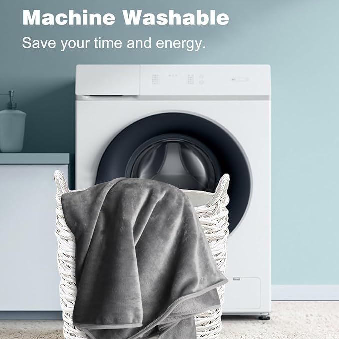 Onarway Dog Blanket Washable for Puppy: 4 Packs Dog Blankets 40”x28” - Fluffy Soft Small Throw for Cat Puppy Kitten Dogs - Fleece Pet Blankets for Bed Sofa Car and Indoor - Grey and Khaki