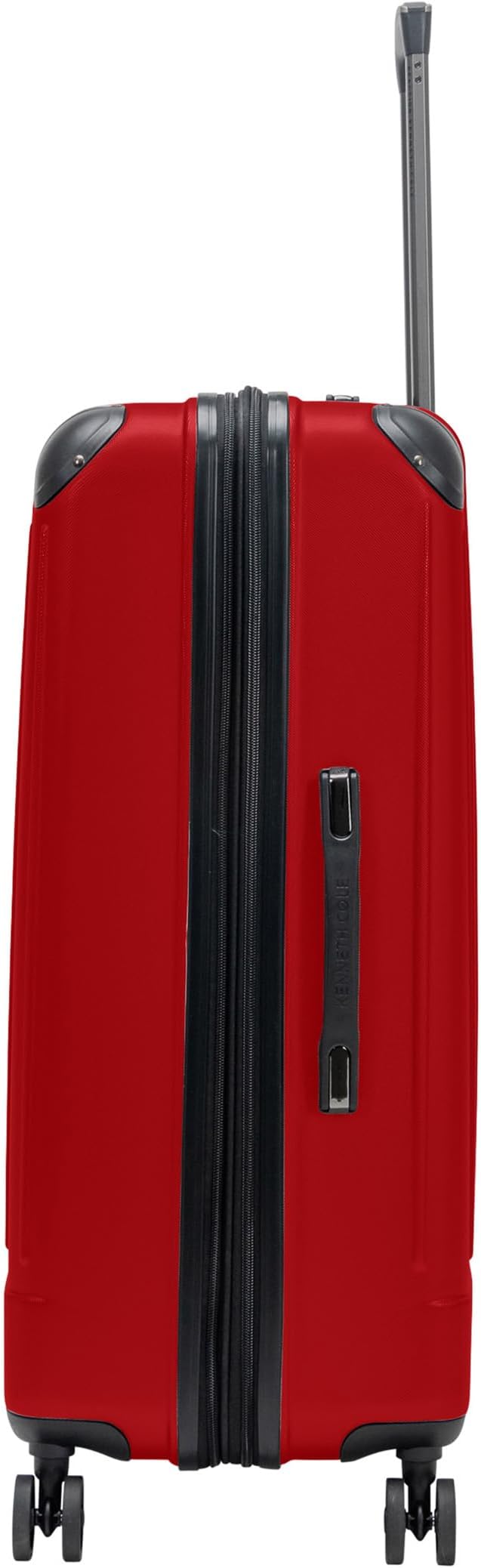 Flying Axis Collection Lightweight Hardside Expandable 8-Wheel Spinner Luggage, Cherry Red, 28-Inch Checked