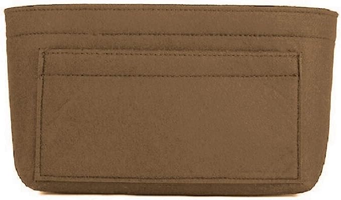 ZTUJO Purse Organizer Insert, Felt Bag Organizer For Handbag Purse Organizer,13 Colors, 6 Size (X-Large, Light Coffee)