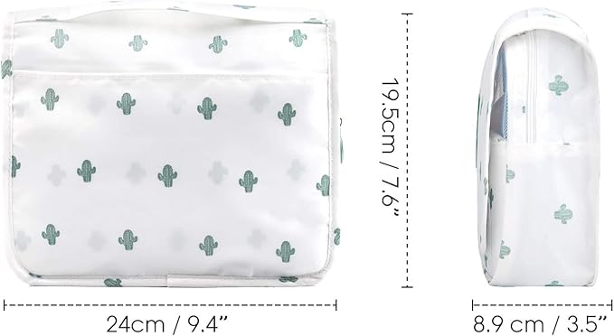 Narwey Small Hanging Travel Toiletry Bag for Women, Travel Bag for Toiletries, Makeup Bag Organizer Make Up Bags Cosmetic Bags for Girls